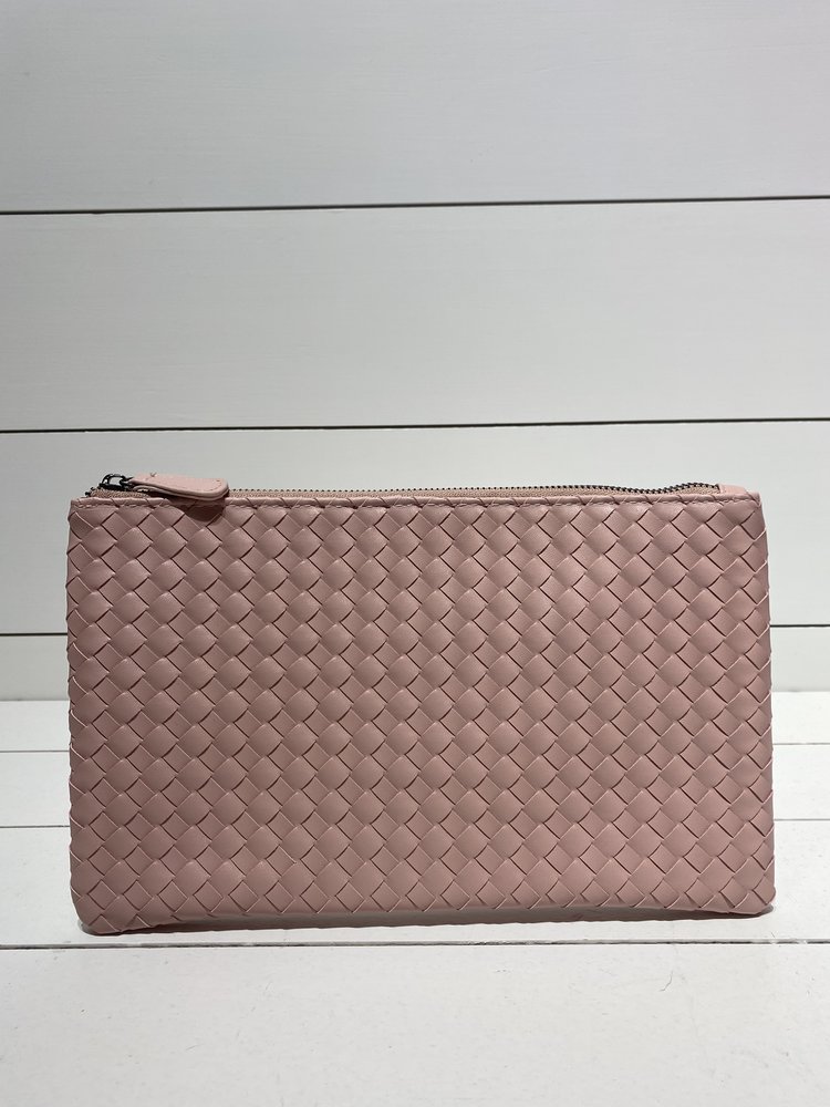 PREPPY GIRL Envelope clutch baby pink