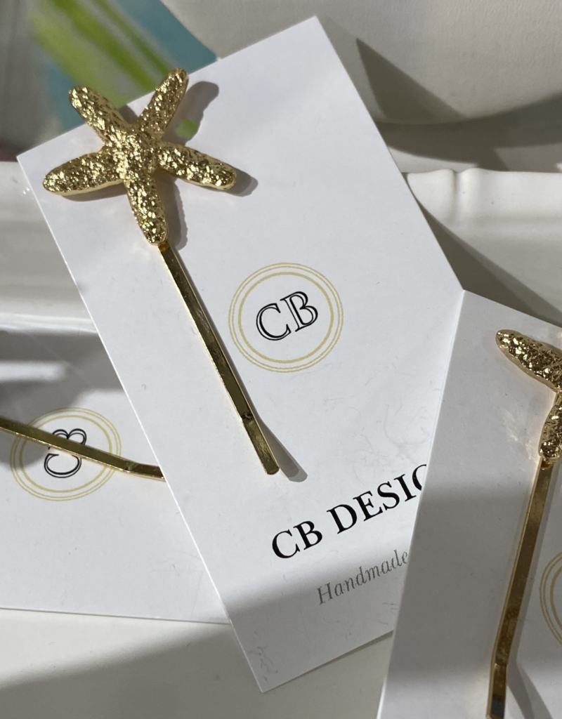 CB Designs starfish hair clip