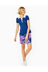 LILLY PULITZER F21 008582 FRIDA PUFF SLEEVE POLO UP