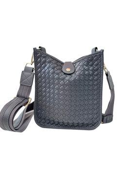 PREPPY GIRL Mini crossbody dark grey