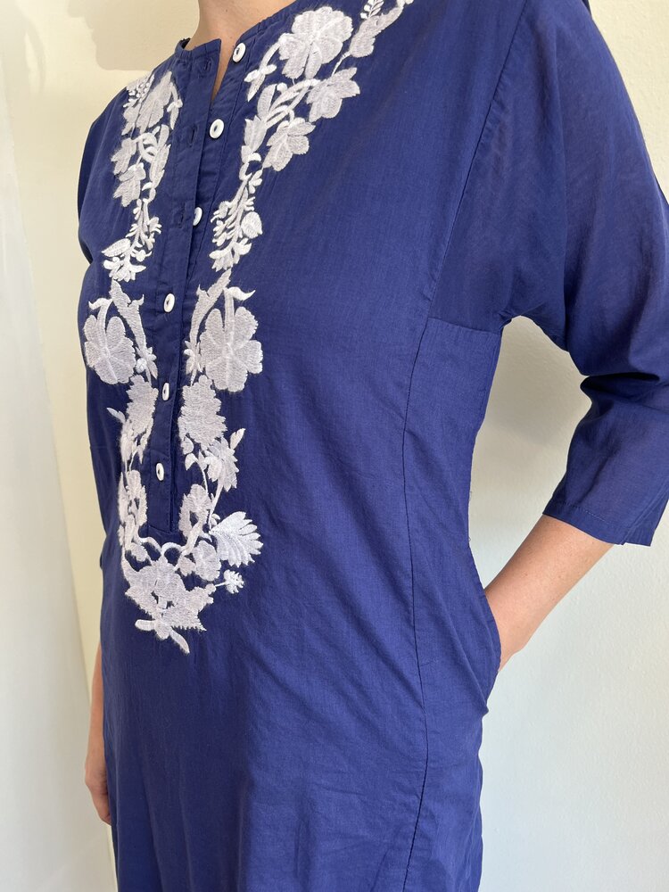 PREPPY GIRL Graham  Embroidered Tunic Dress