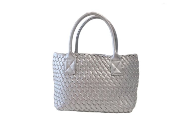 PREPPY GIRL Market Bag Mini silver