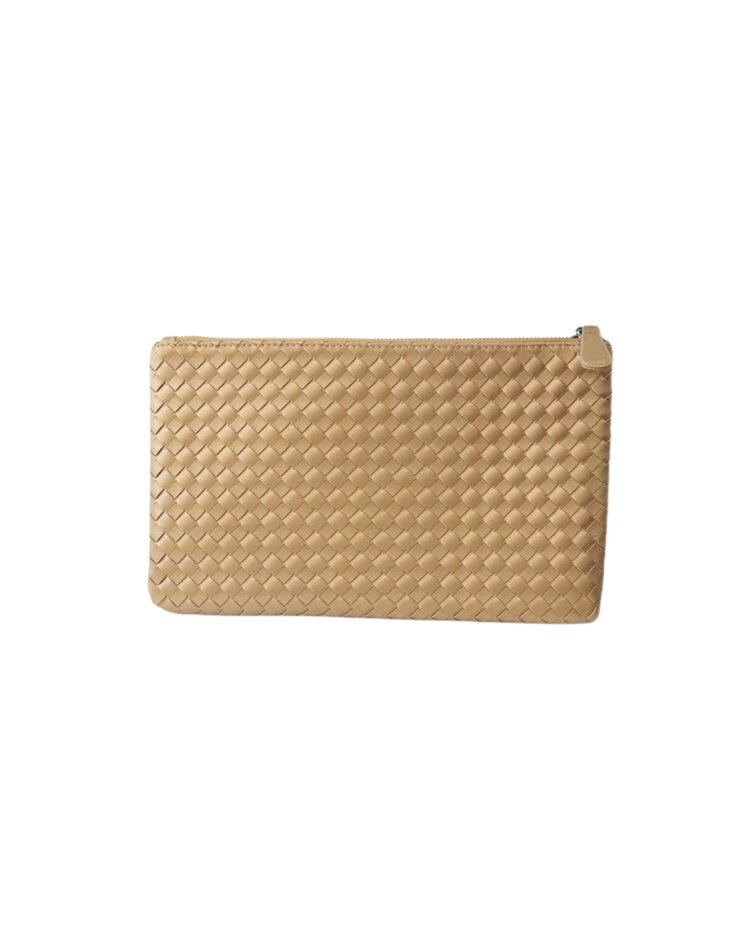 PREPPY GIRL Envelope clutch gold