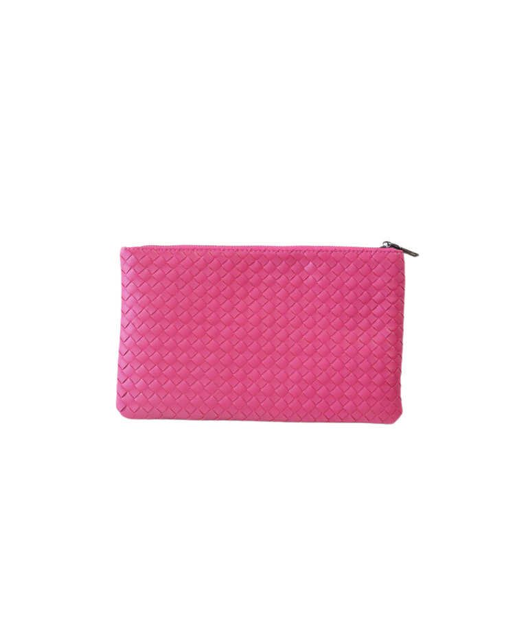 PREPPY GIRL Envelope clutch hot pink