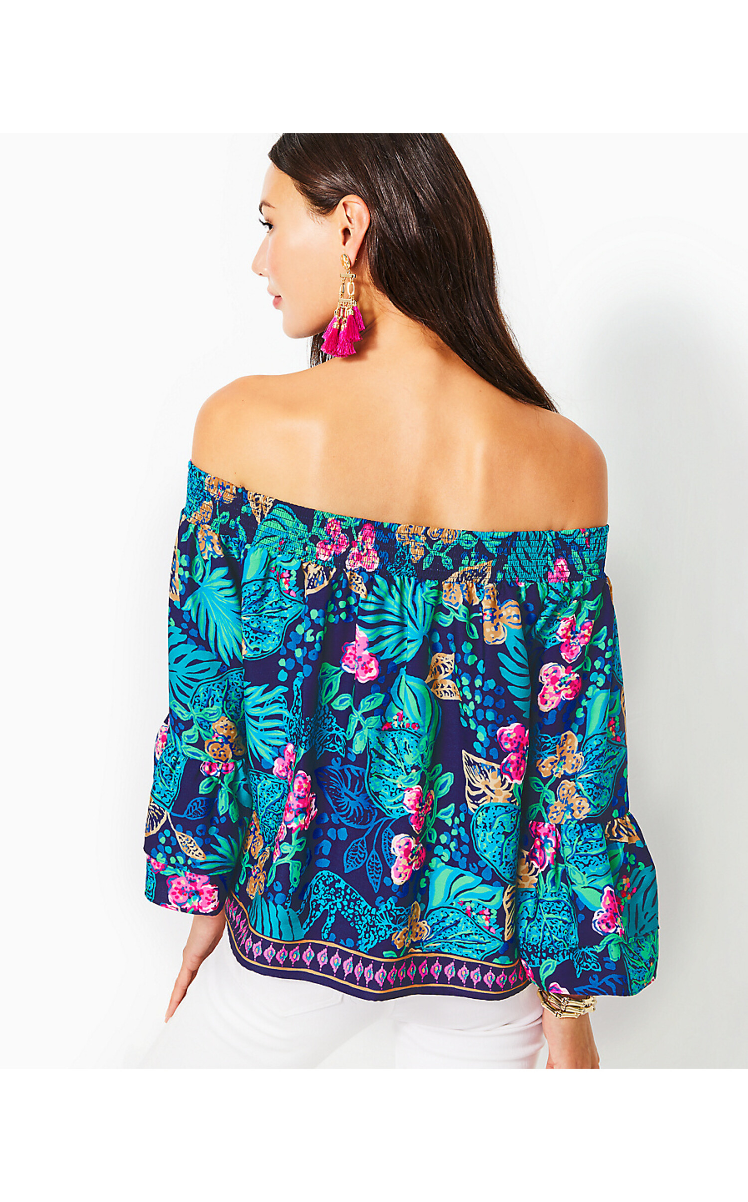 Lilly Pulitzer 011904 KAORI 3 4 SLEEVE OFF THE