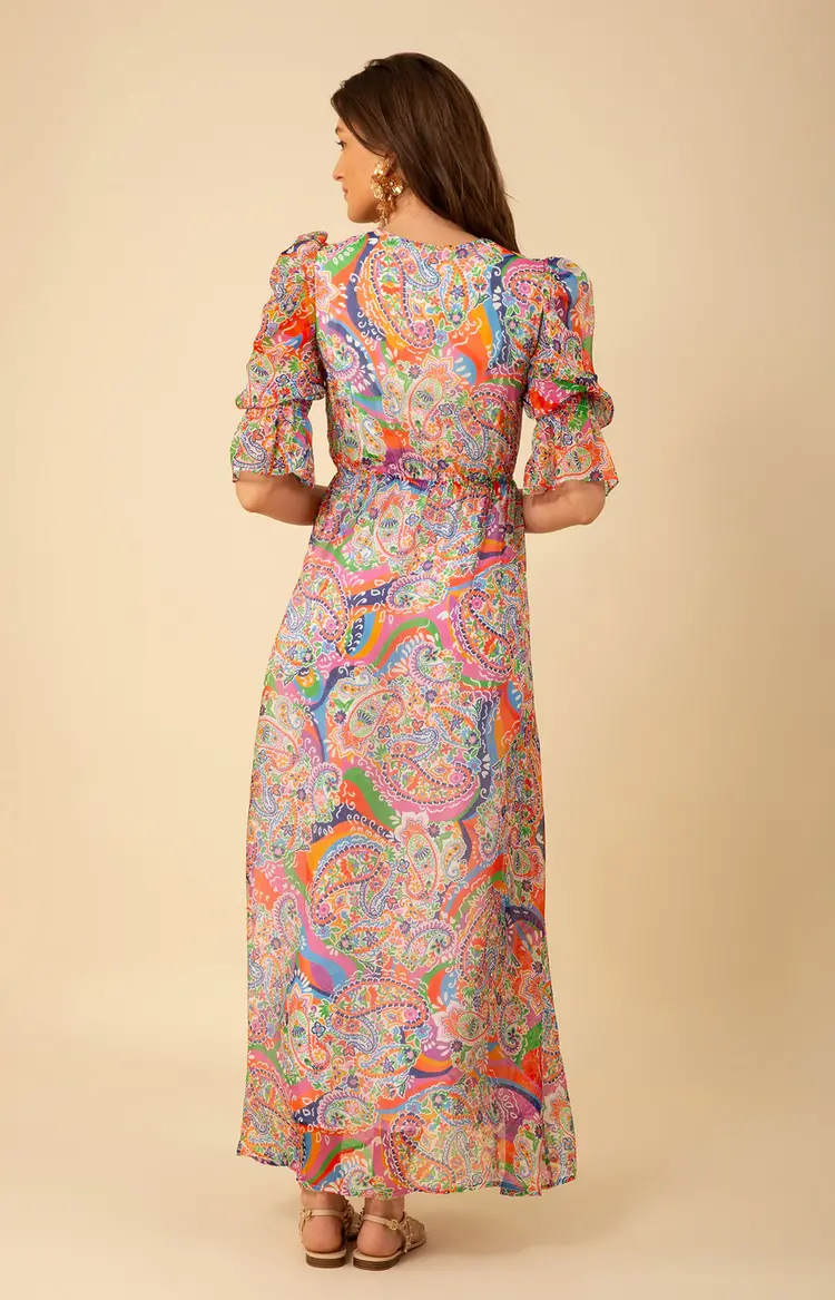 hale bob Ophelia Chiffon maxi dress