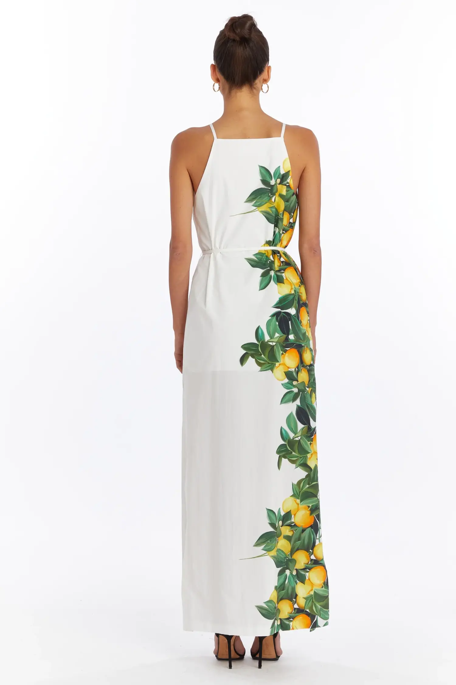 long maxi dress with slits Boho Long Summer Sundress – Off-Shoulder Slit Skirt Floral Maxi Dress in White | Women's Boho Fashion | XS
