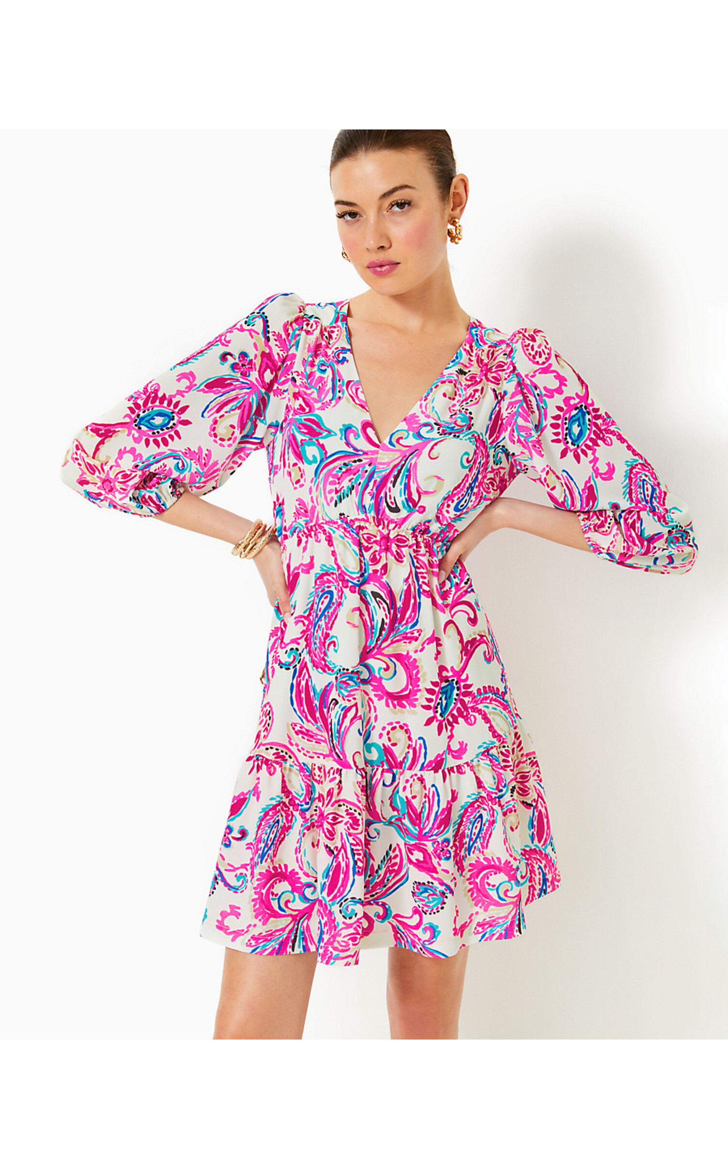 Lilly pulitzer v neck dress deals