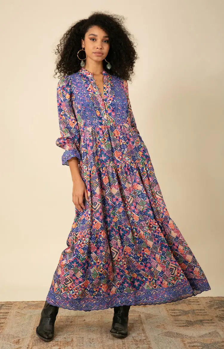 hale bob Amari Embroidered Maxi Dress