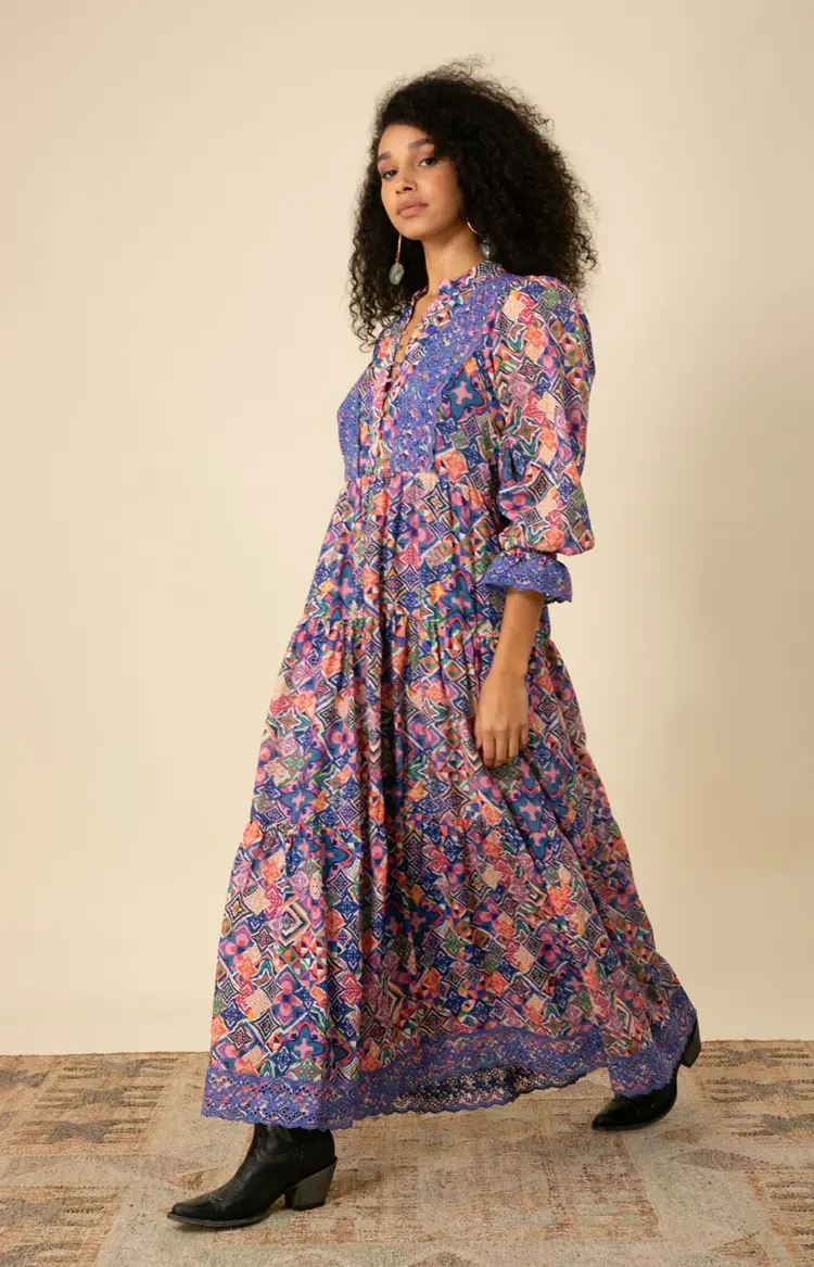 hale bob Amari Embroidered Maxi Dress