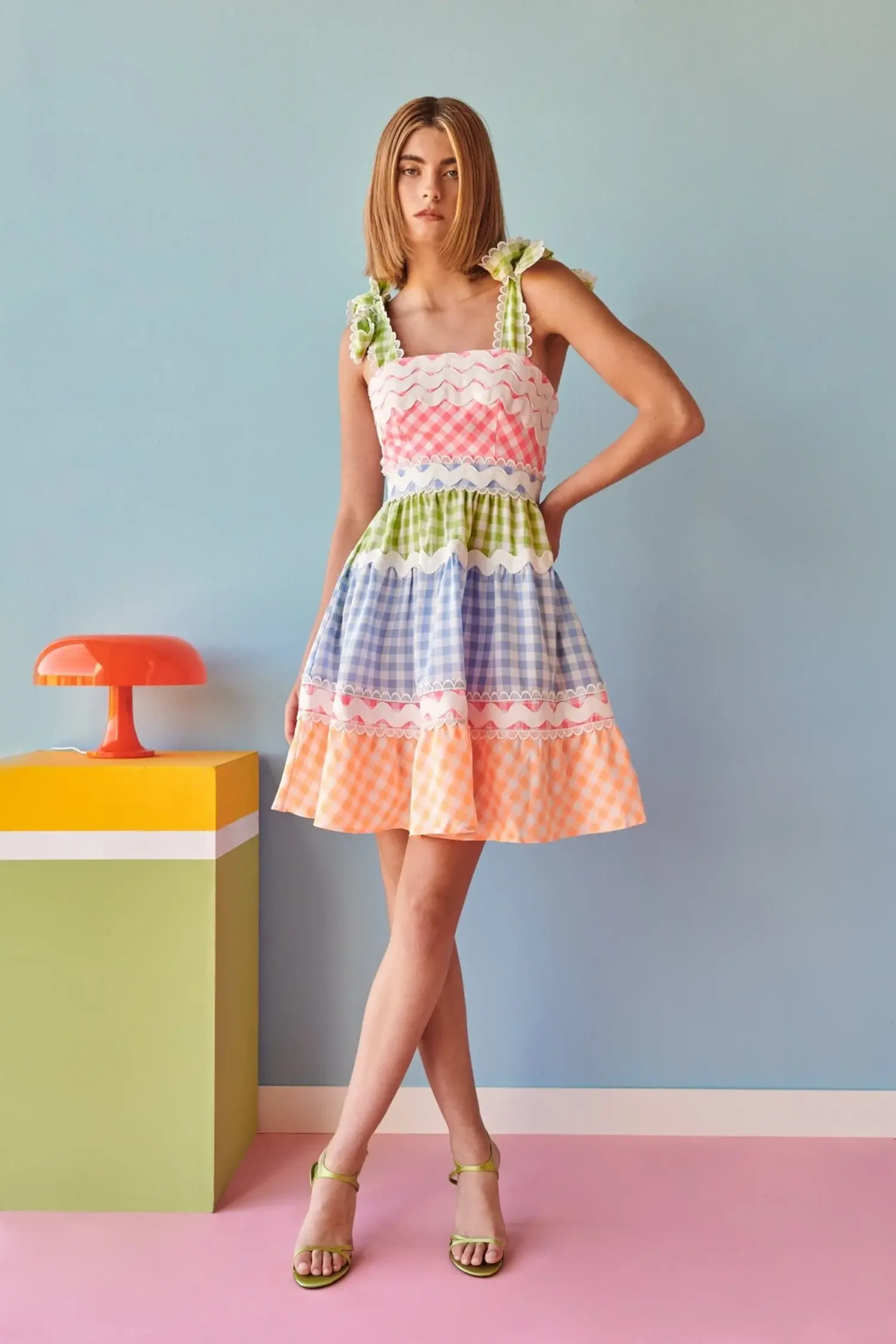 celia b Jade short vichy
