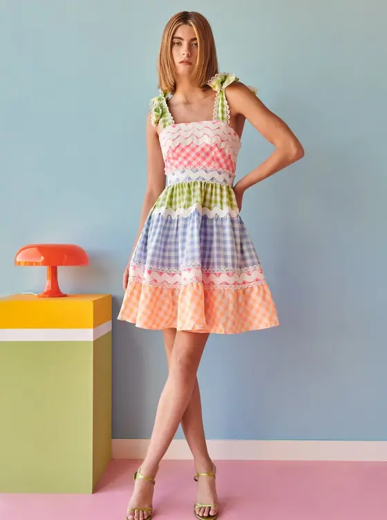 ruched evening dress Lexi