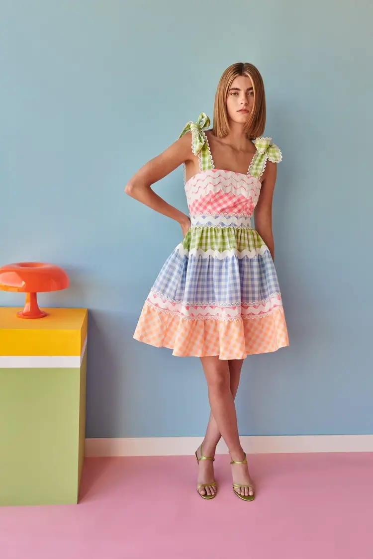 celia b Jade short vichy