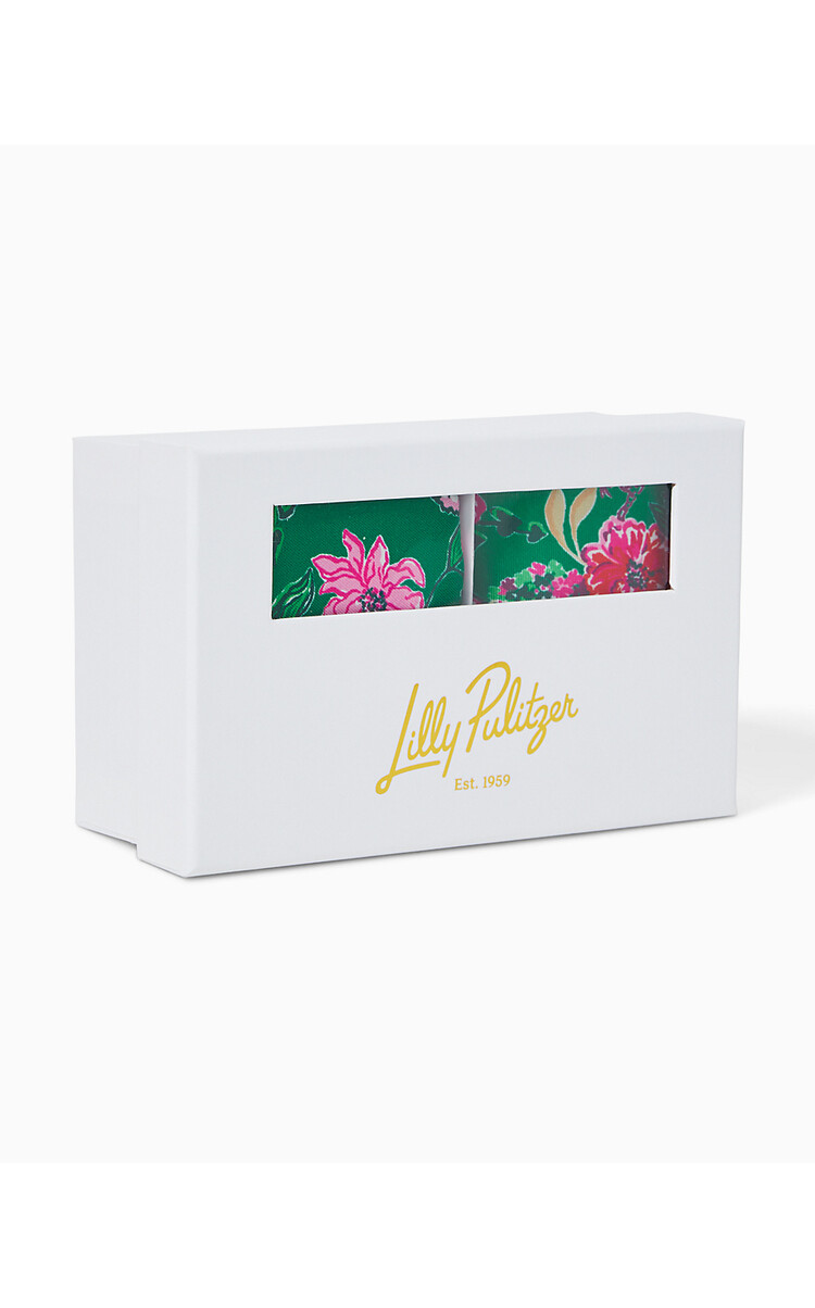 Lilly Pulitzer 018384 MENS STUFF TIE AND POCKET