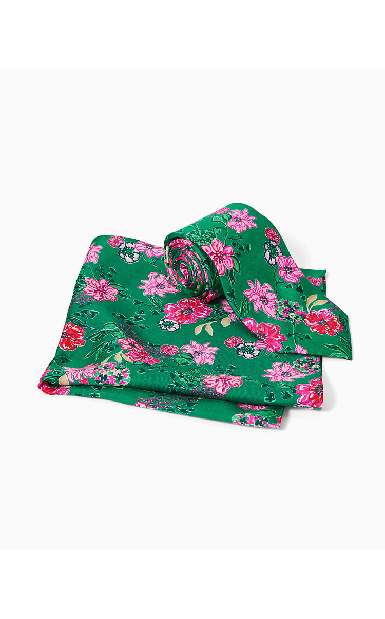 Lilly Pulitzer 018384 MENS STUFF TIE AND POCKET