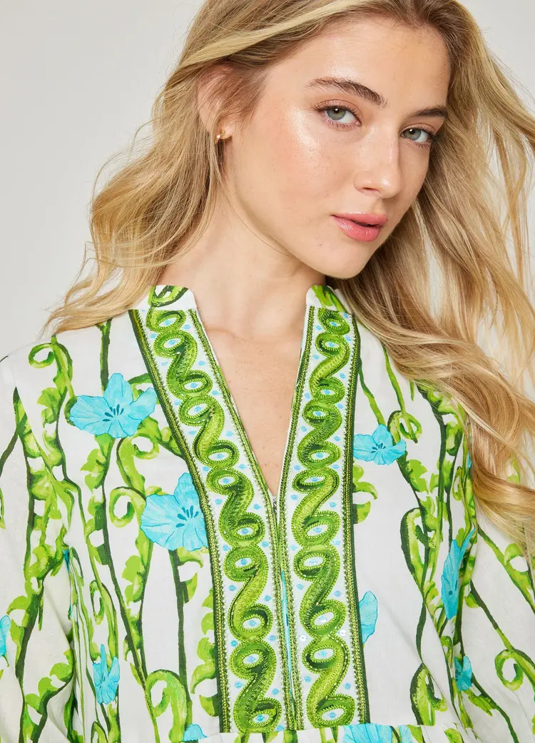 BELLA TU BLO-d48-b  Blooming 48" tier dress