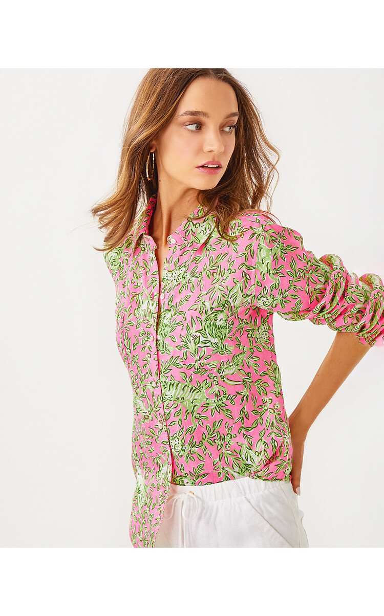 Lilly Pulitzer 004723 SEA VIEW BUTTON DOWN