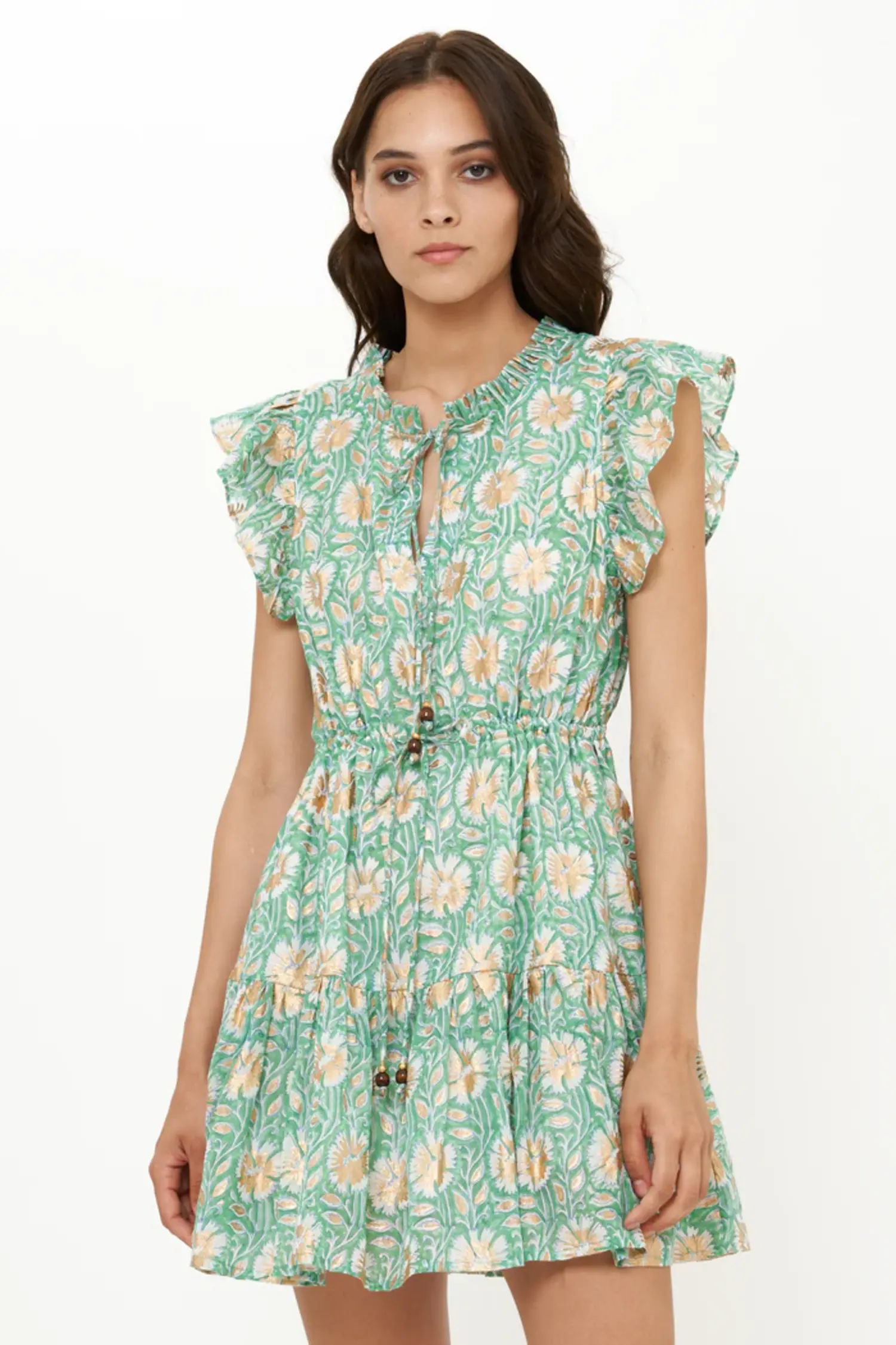 1149p1 Cinched flirty dress - C.ORRICO