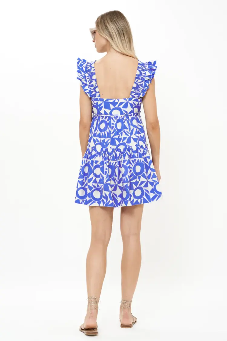 OLIPHANT 3155P Smocked square neck mini