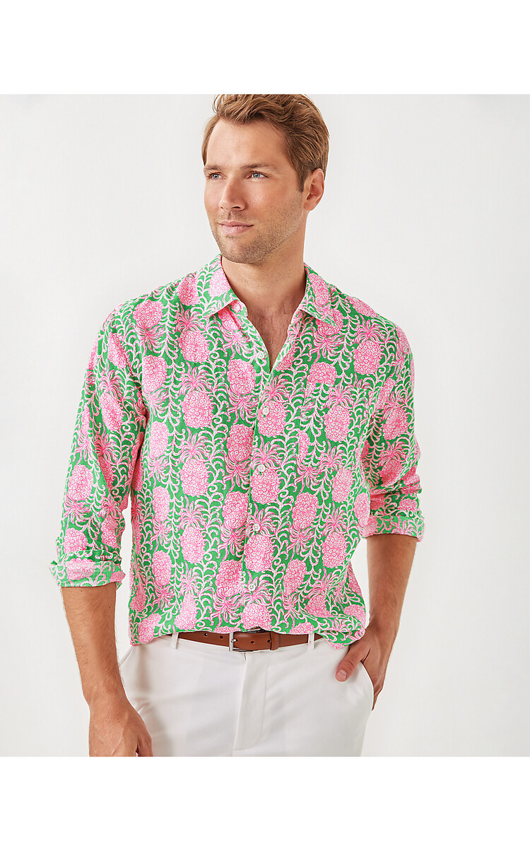 Lilly Pulitzer 018687 MENS STUFF ADDISON SHIRT
