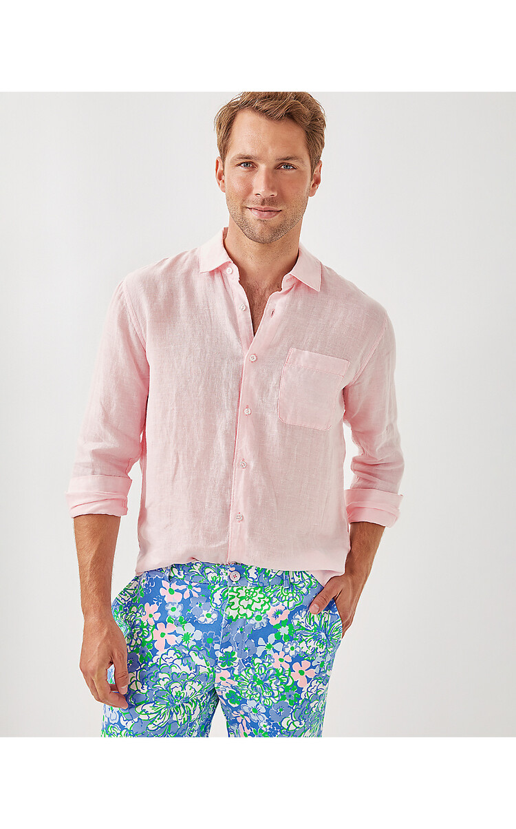 Lilly Pulitzer 018687 MENS STUFF ADDISON SHIRT
