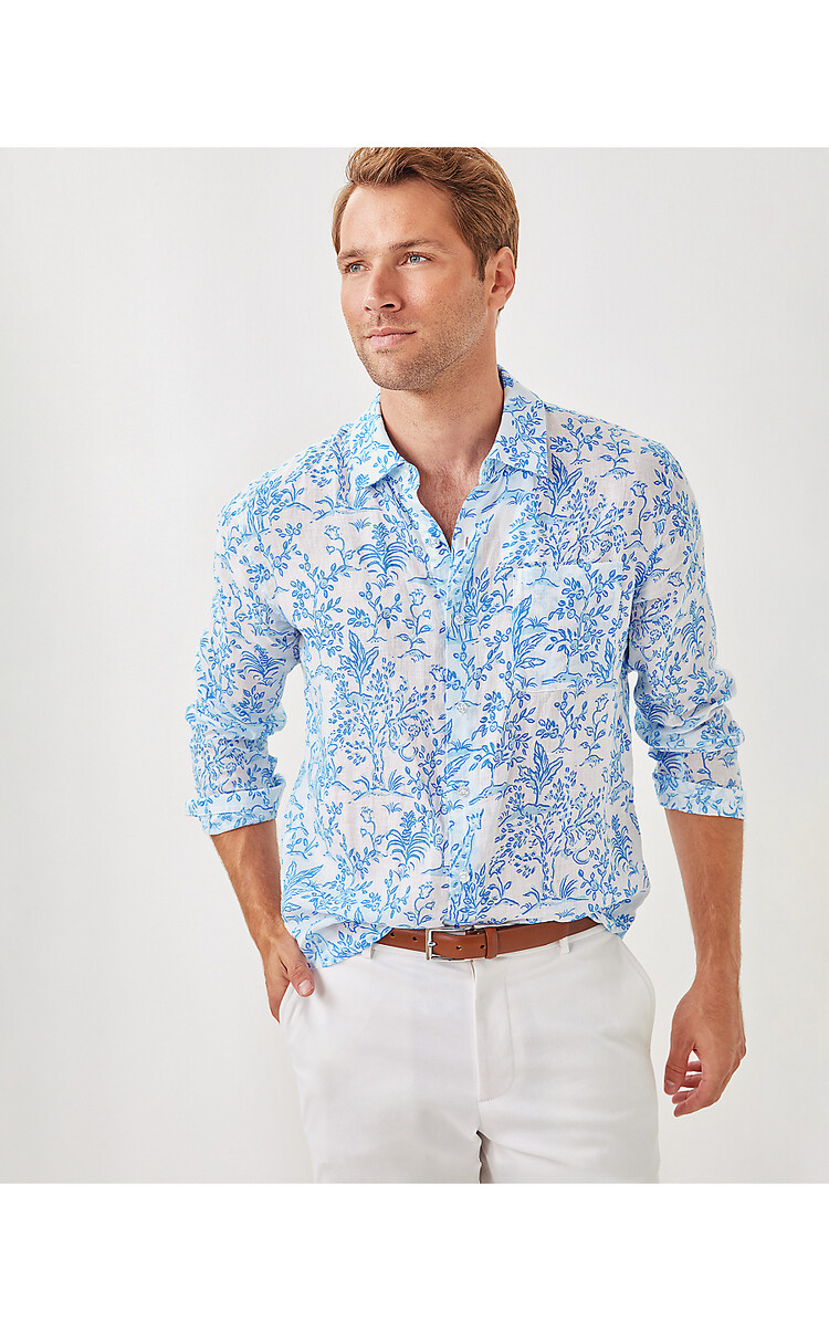 Lilly Pulitzer 018687 MENS STUFF ADDISON SHIRT