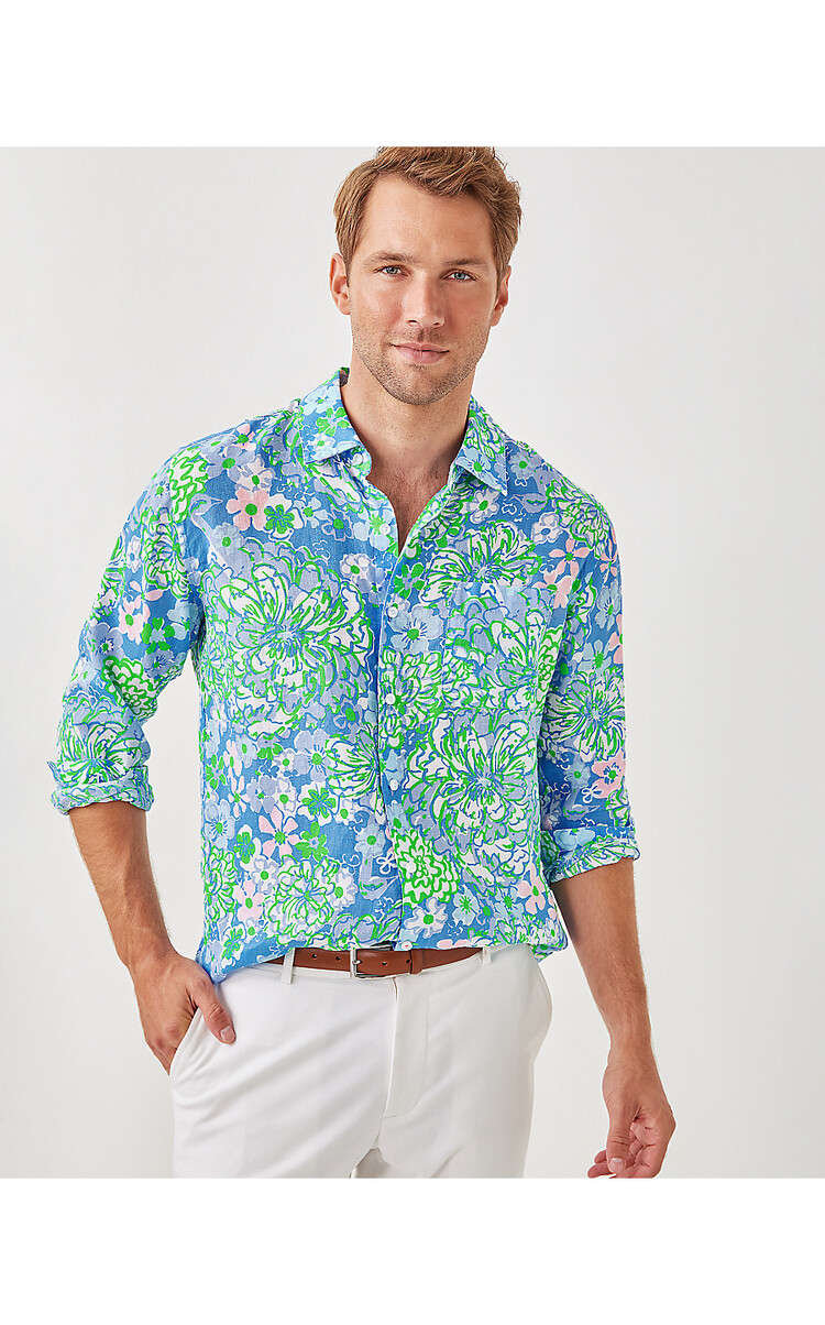 Lilly Pulitzer 018687 MENS STUFF ADDISON SHIRT