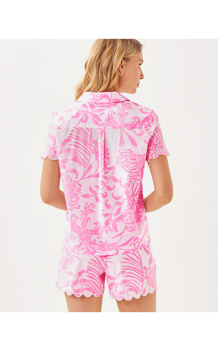 Lilly Pulitzer 018028 MARLITA PJ TOP
