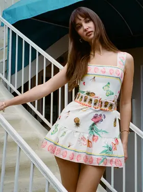 AMANDA UPRICHARD Lena skort romper