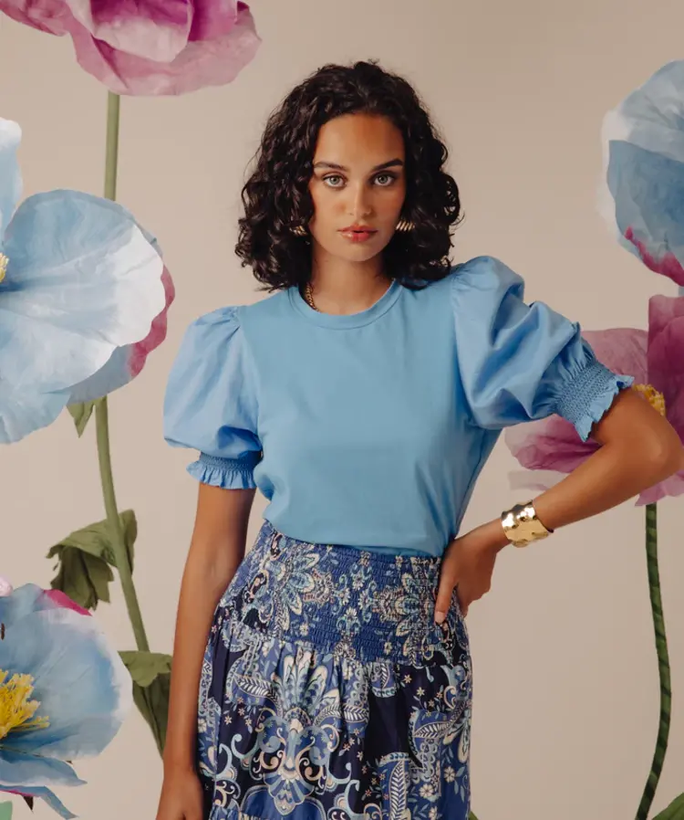 love the label Esme tee