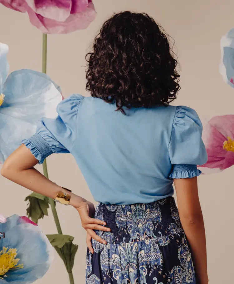 love the label Esme tee