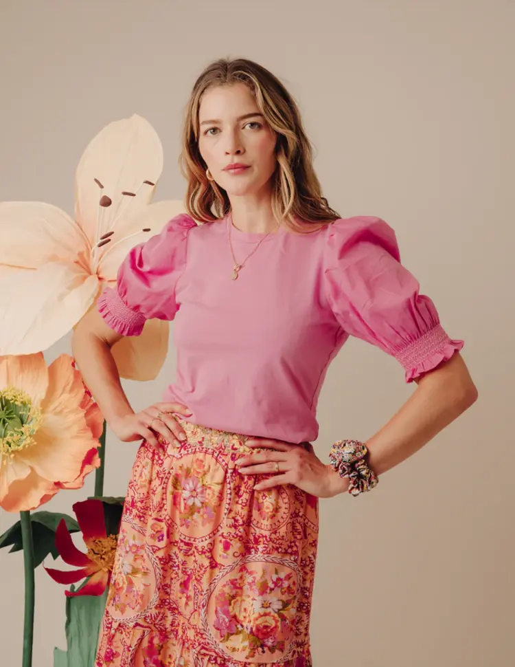 love the label Esme tee