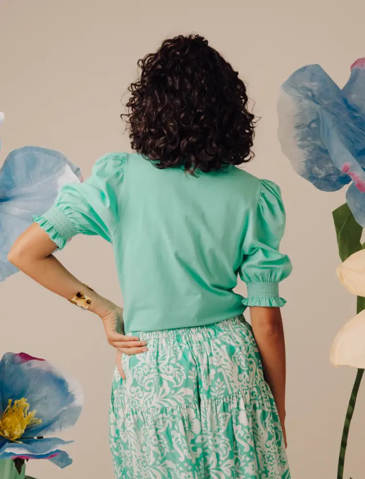 love the label Esme tee