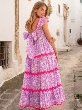 pink city Lilac Begonia Xanthe Dress