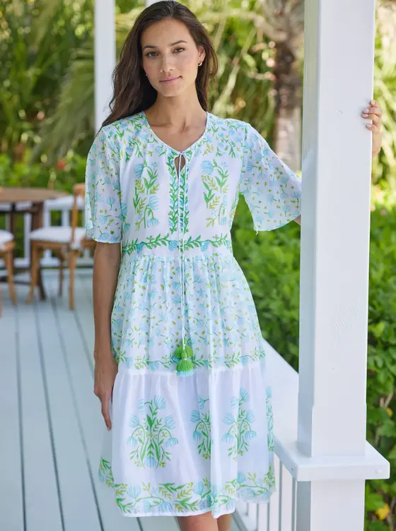 3COLOUR★Sleeveless floral French retro dress ワンピース 33 Midi Dresses - C.ORRICO
