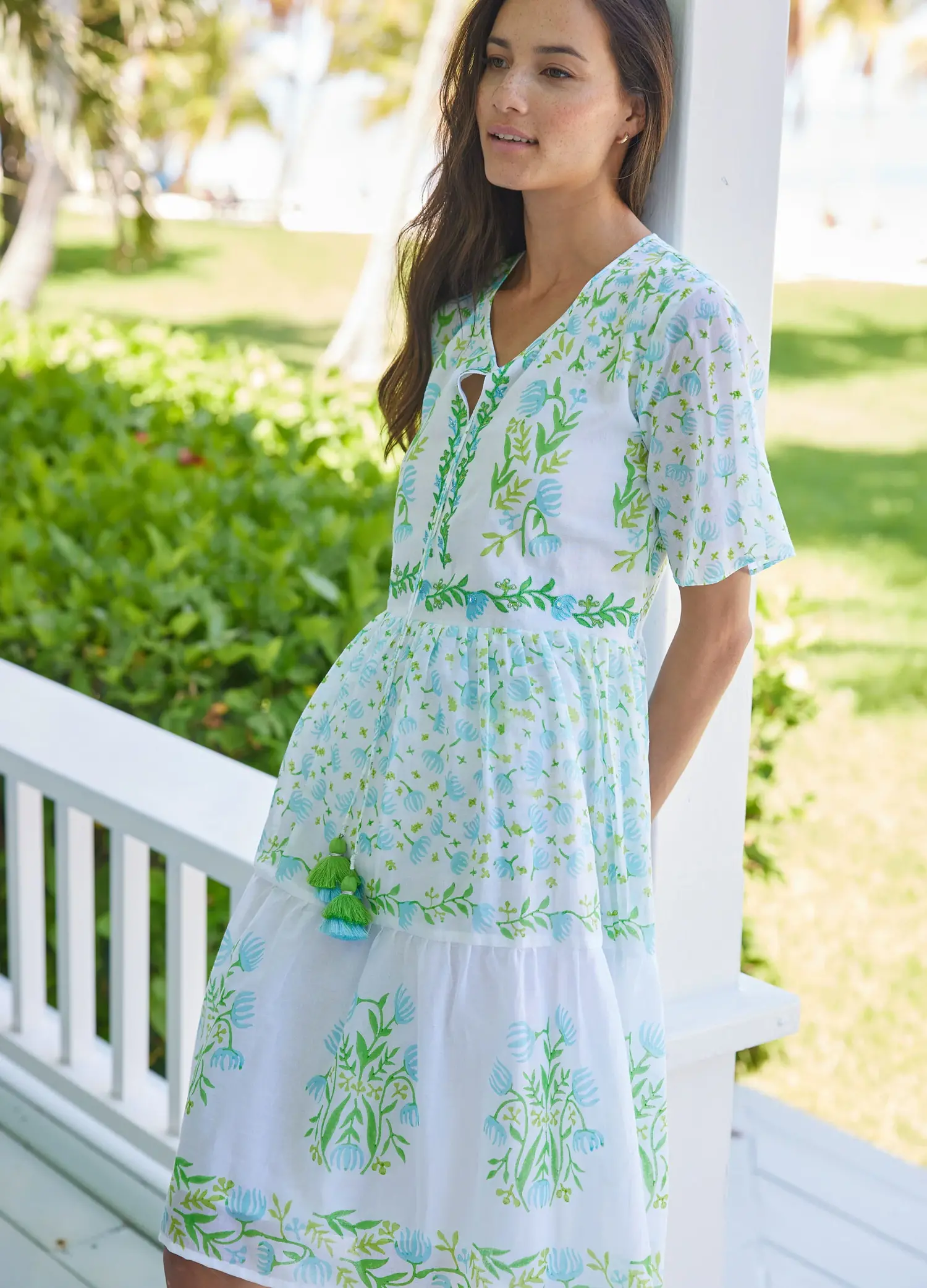 Robe & Fleurs ミントグリーン タイト tul-d40-b tulips 40