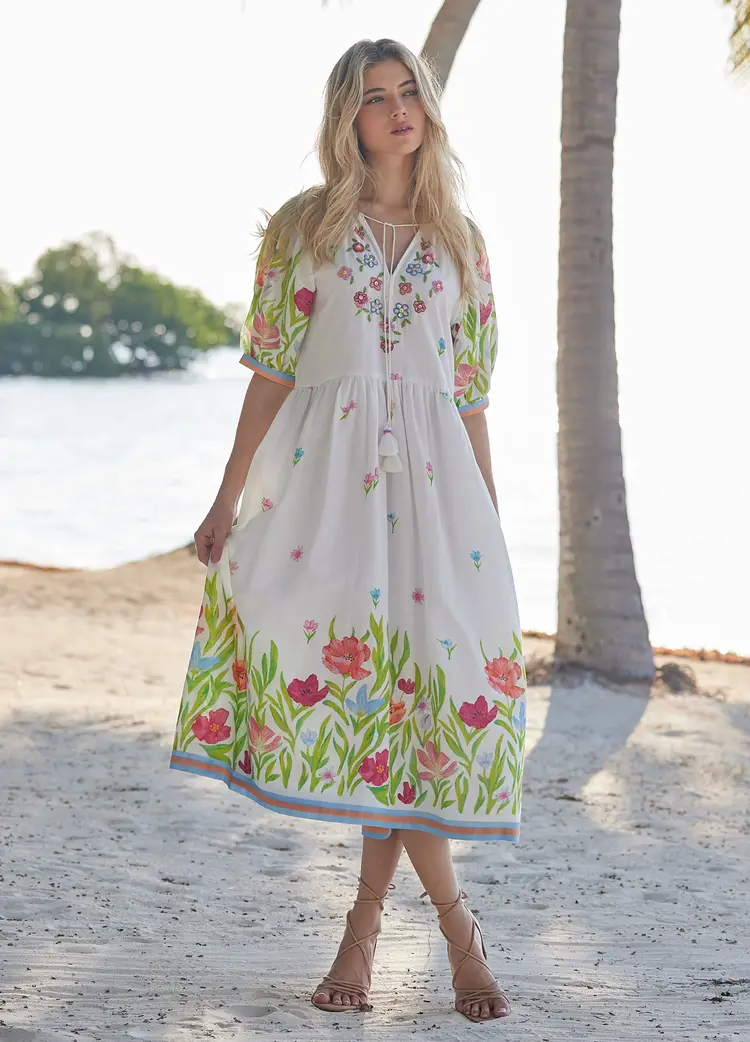 BELLA TU gar-d48-w Garden 48" dress