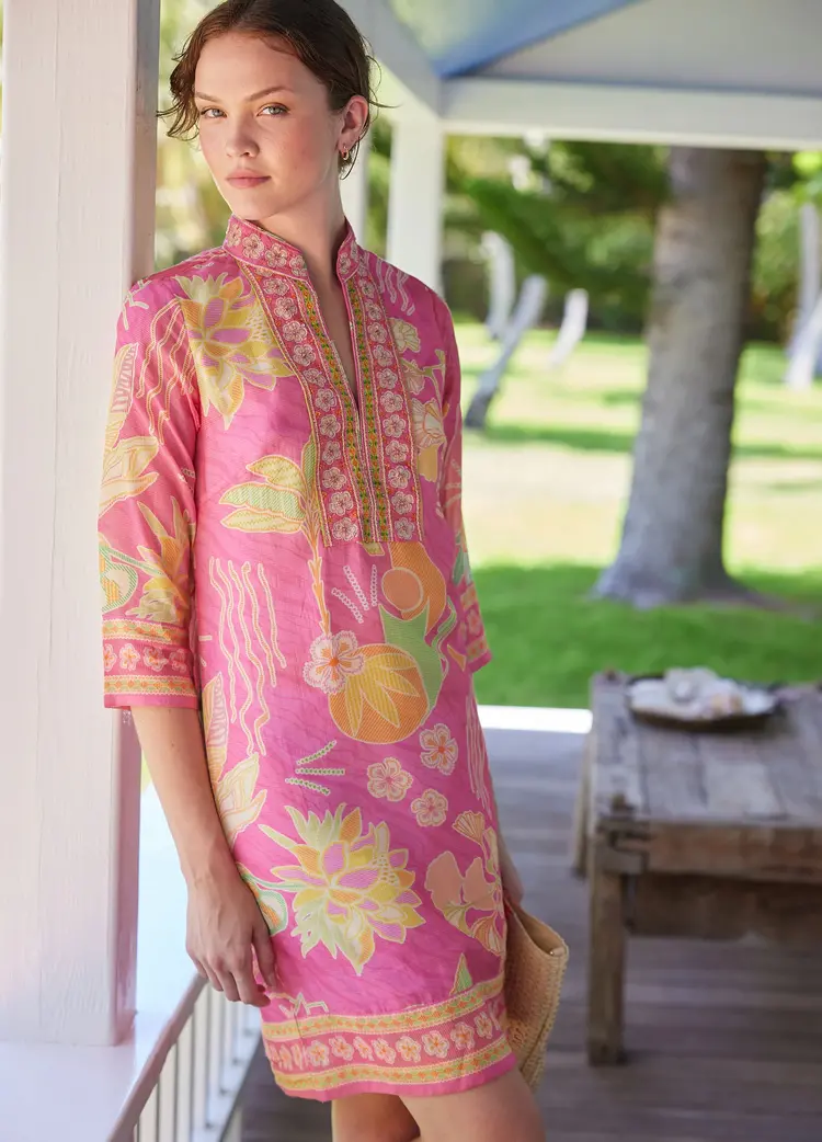 BELLA TU bam-dtu-p bahama tunic dress