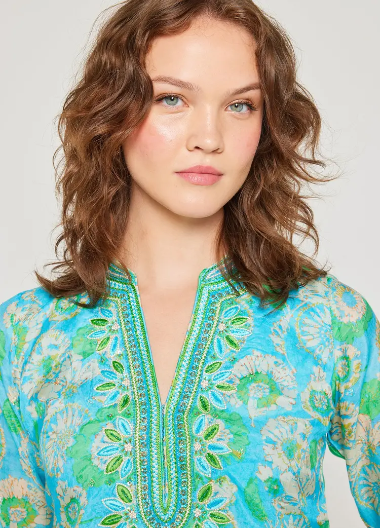 BELLA TU geo-dtu-b  georgia tunic dress