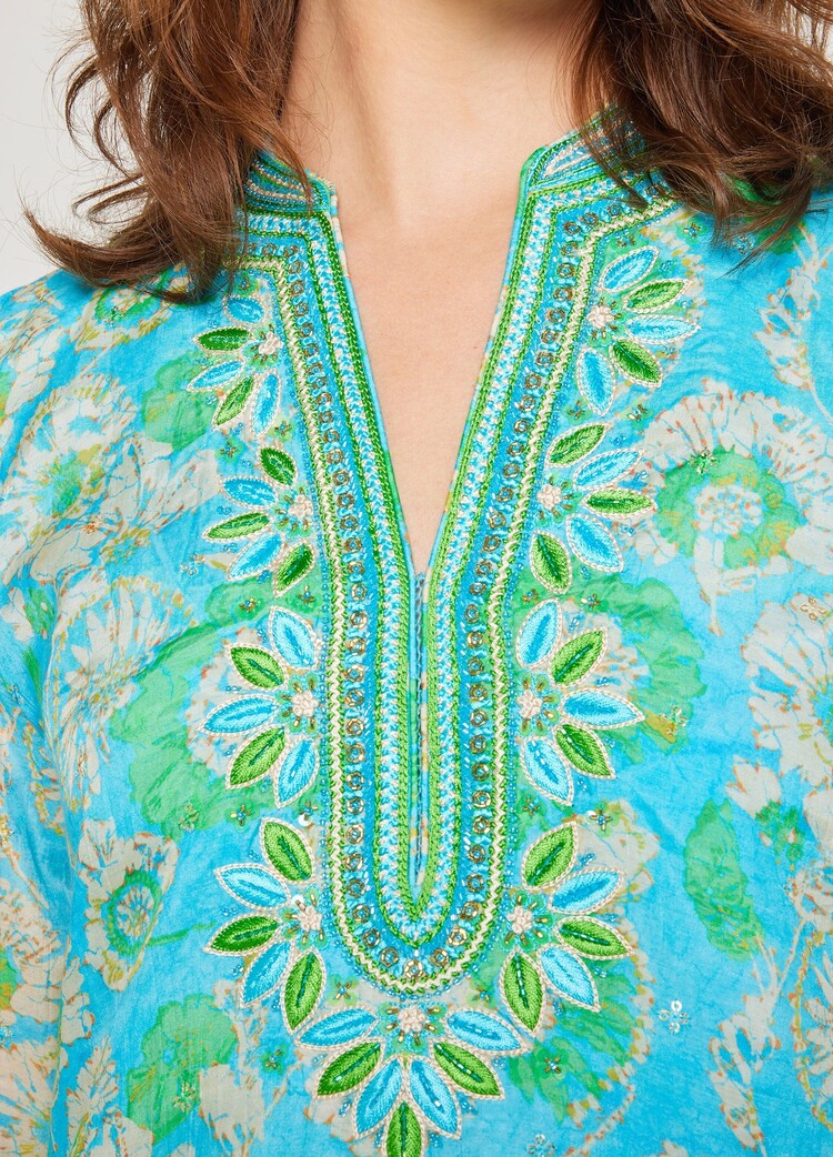 BELLA TU geo-dtu-b  georgia tunic dress