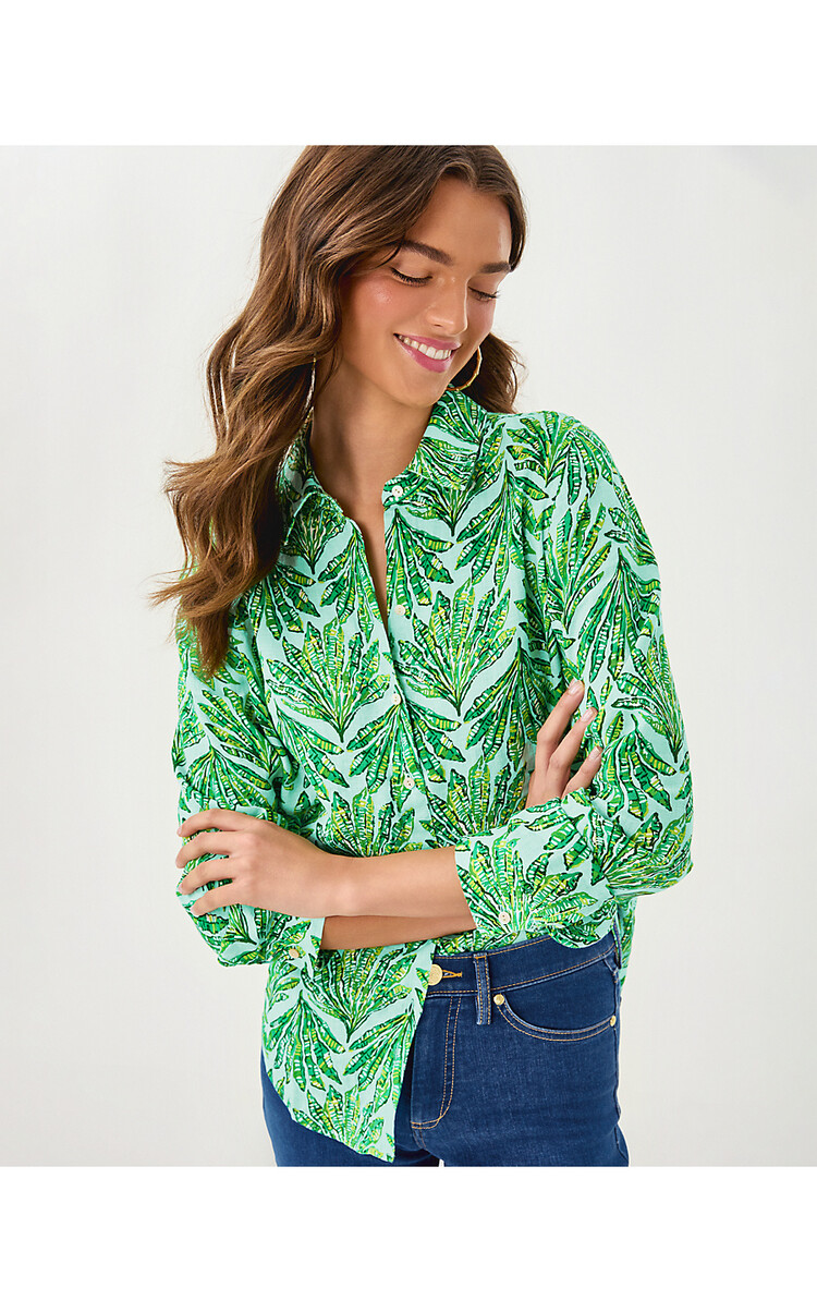 Lilly Pulitzer 019938 SEA VIEW BUTTON DOWN