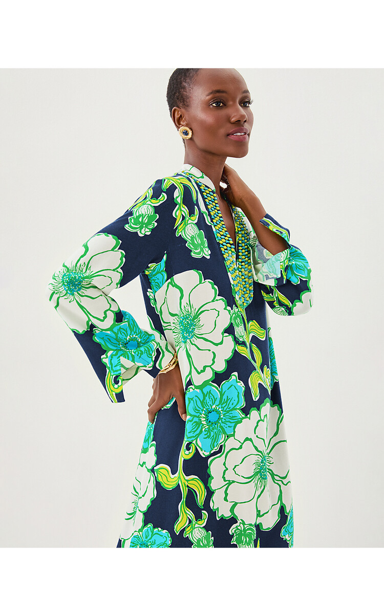 Lilly Pulitzer 016675 IRELLA MAXI CAFTAN DRESS