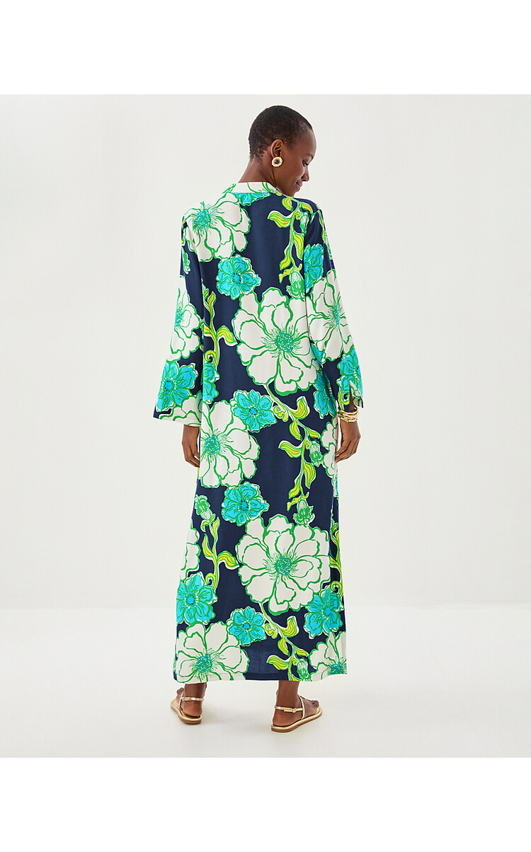 Lilly Pulitzer 016675 IRELLA MAXI CAFTAN DRESS