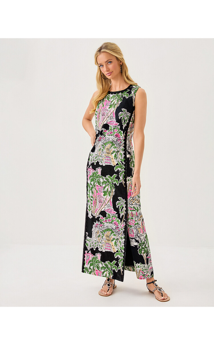 Lilly Pulitzer 019781 DARLENE STRETCH MAXI SHIF