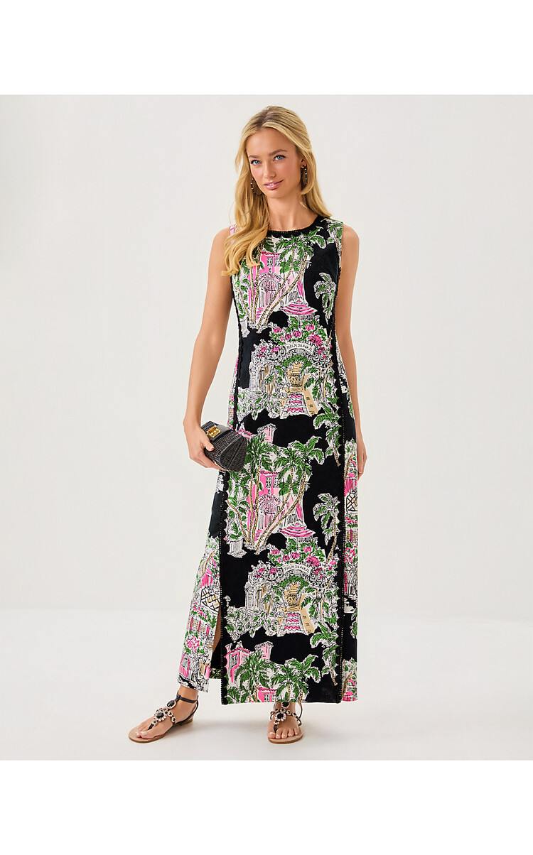 Lilly Pulitzer 019781 DARLENE STRETCH MAXI SHIF