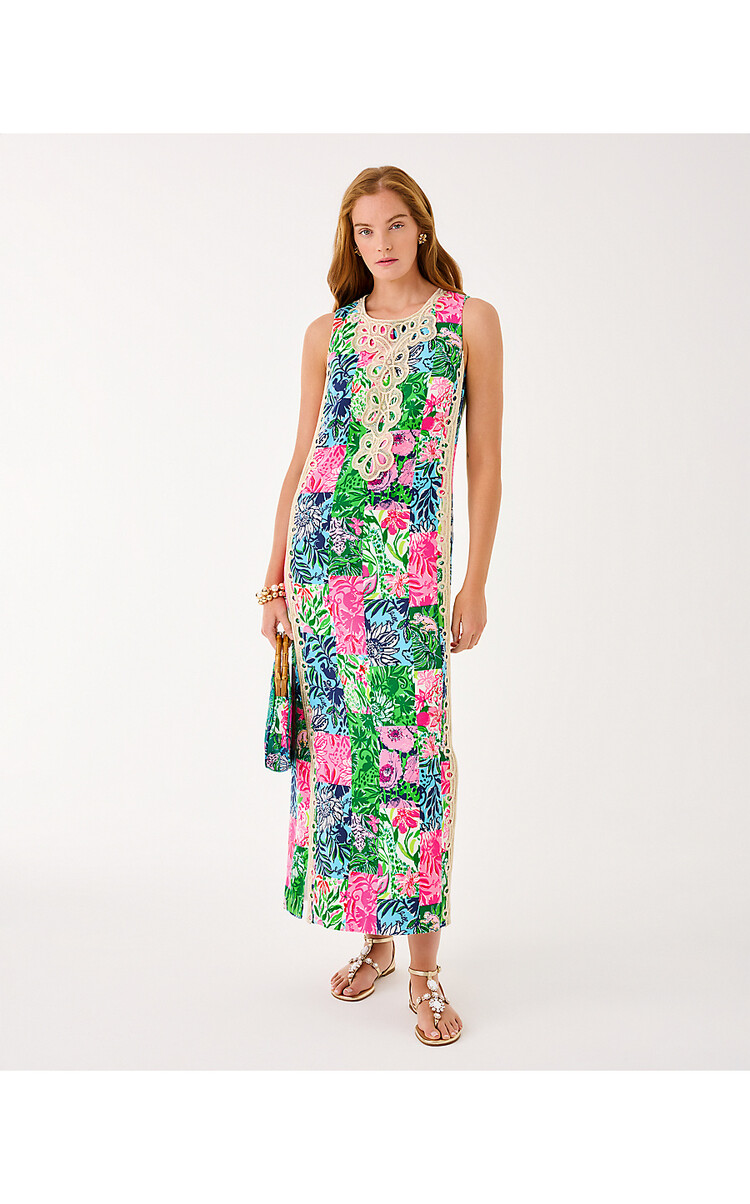 Lilly Pulitzer 020665 EDITA MAXI SHIFT DRESS