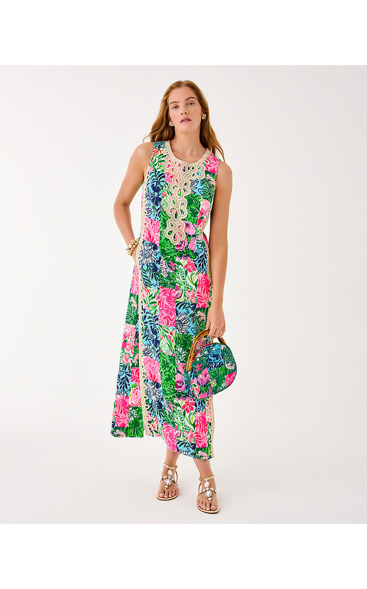 Lilly Pulitzer 020665 EDITA MAXI SHIFT DRESS