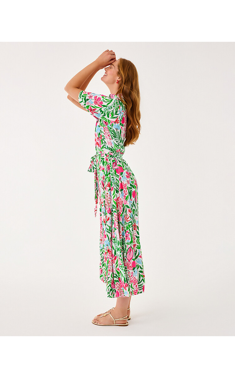 Lilly Pulitzer 019117 LARKYN MIDI SHIRTDRESS
