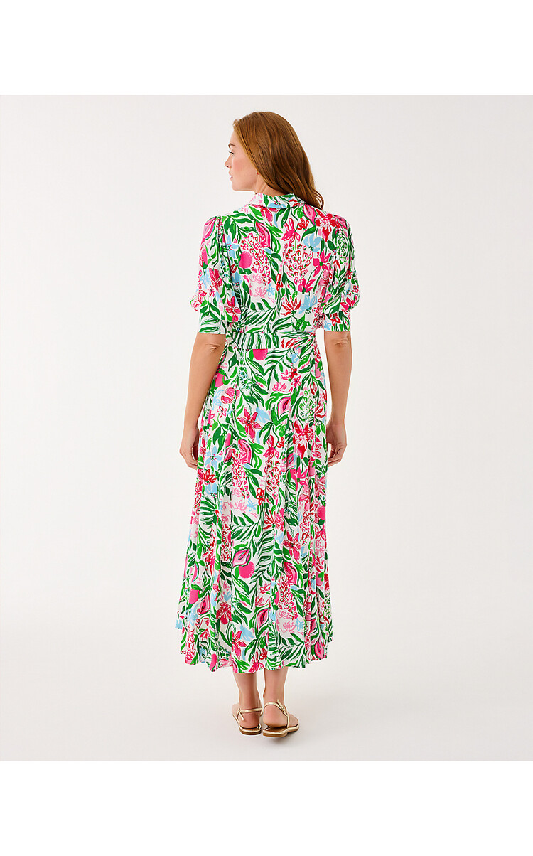 Lilly Pulitzer 019117 LARKYN MIDI SHIRTDRESS