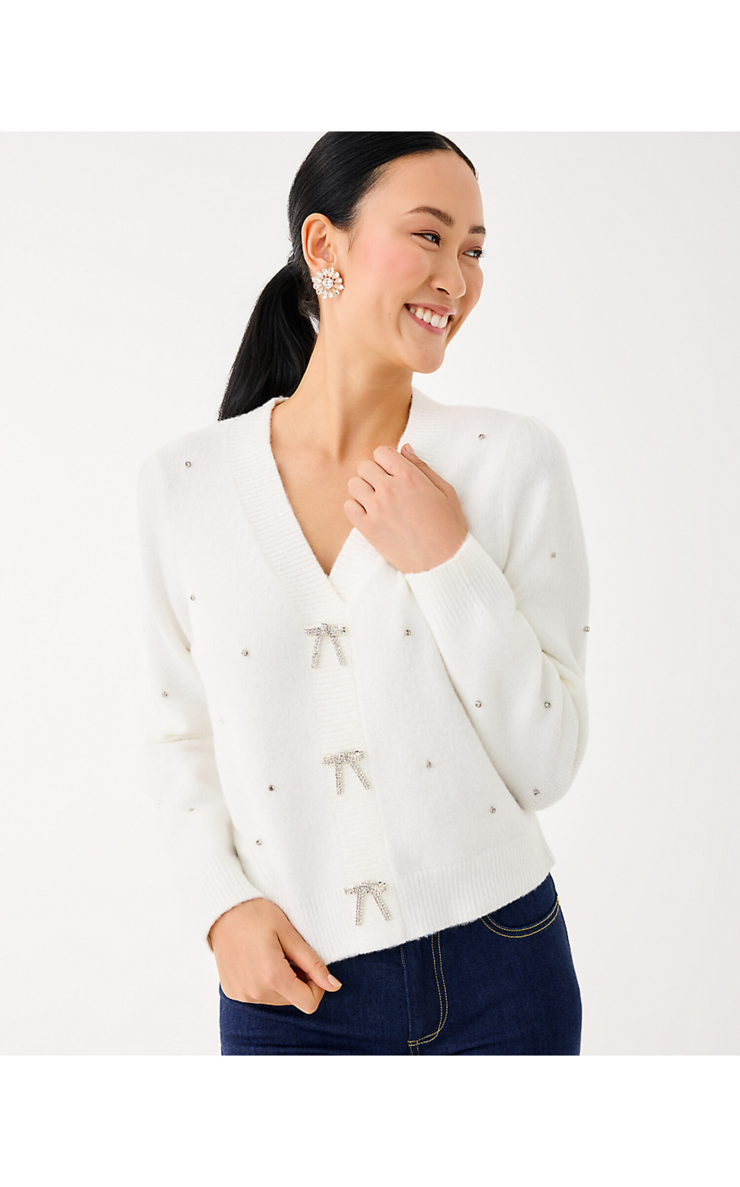 lui jewelry ニット アイボリー 016979 ELLORIE SWEATER - C.ORRICO